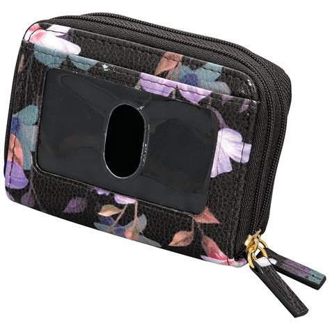 buxton womens rfid identity safe card wizard wallet floral|buxton wallets for women clearance.